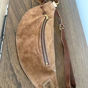 Brown Leather Sling Bag